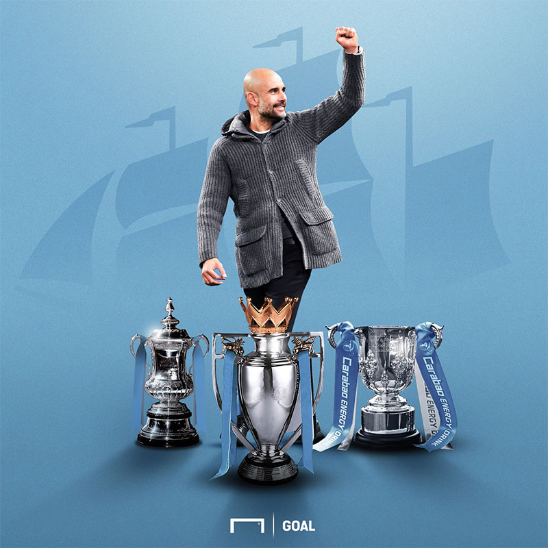 Manchester City complete a historic treble