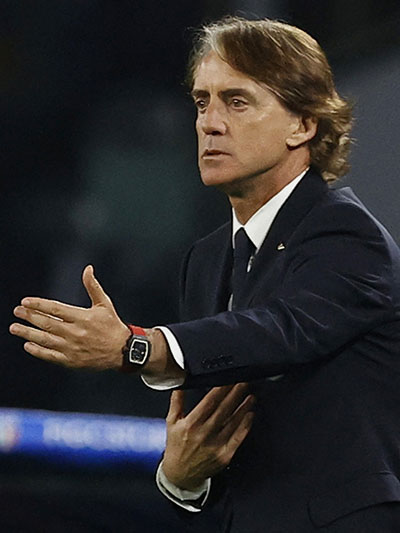 Roberto Mancini Italy national team manager