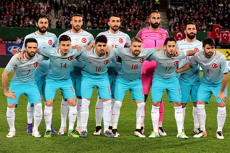 Türkiye against Austria on 29 March 2016